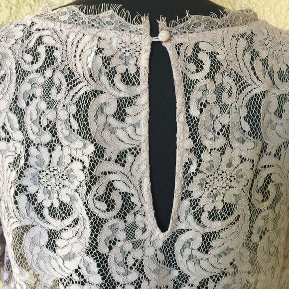 Joie Fanny Lace Scallop‎ Women's Blouse Small - Picture 6 of 8